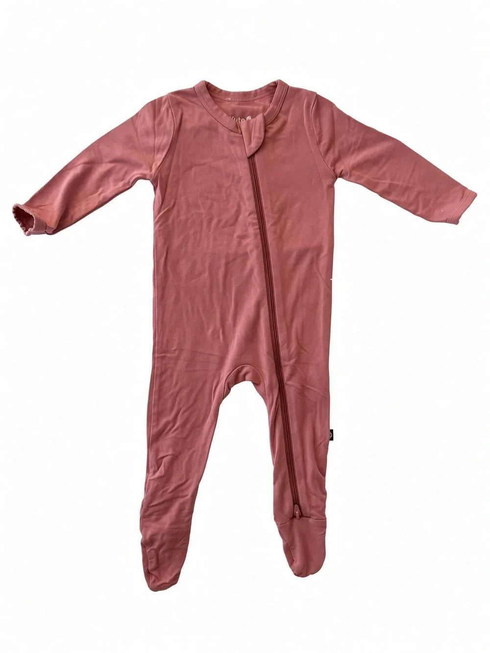 Kyte BABY Girls' Dusty Rose Zip Romper Jacket